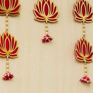 Diwali Offer💥Lotus Jhumki Bandanwar Door Hanging