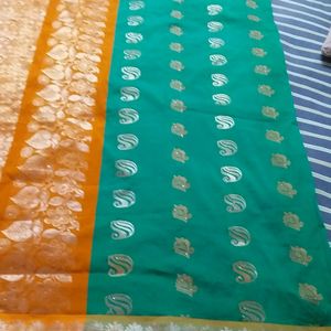 Silk Saree With Stiched Blouse