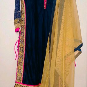 Velvet Kurti With Dupatta