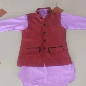 Men Kurta With Jacket