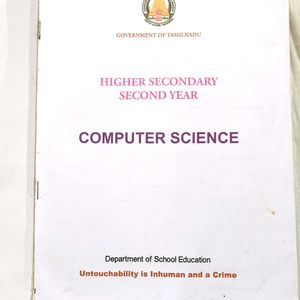 12 Computer Science Text Book (2020) Edition