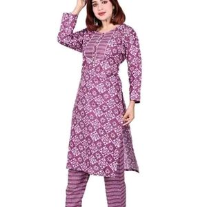 New With Tag Cotton Kurta Pant Set XL