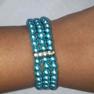 Blue Pearl Bracelet