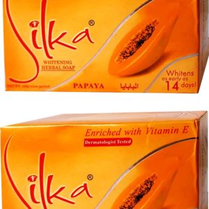 Silka  Whitening Papaya Soap Pack Of 2