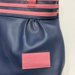 Blue sling purse