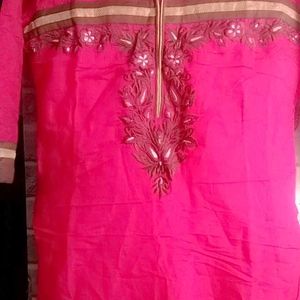 Pink Anarkali