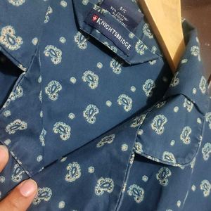 Navy Blue Half Sleeve Shirt For Boy & Men 40 Chest