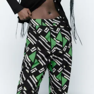 Zara Geometric Trousers