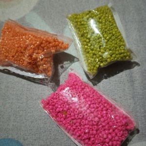 3 Bags of Beads