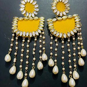 Fancy Party Wear Have Long Size Earrings