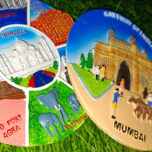 Wall Decorating Plates (7 In 1 , Gateway Of India)