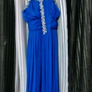 Blue Gown Partywear
