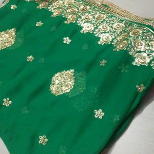 Green Colour Dupatta Full Work On Duptta💚..             No Coins❌No Swap❌ Only Available In Cash✅