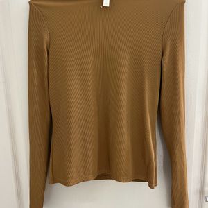 High neck Hnm Tan Top