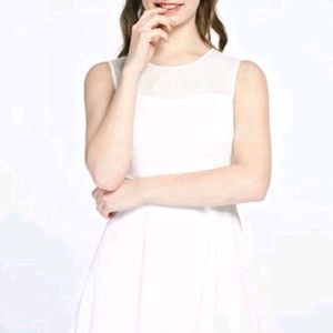 H&M White Skater Dress