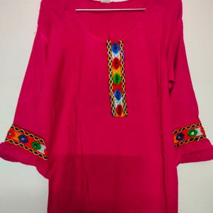 Pink Kurti