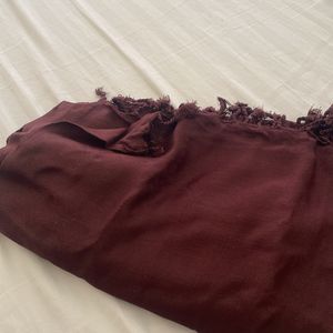 Scarf - Chocolate Brown Color