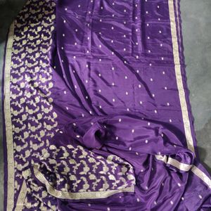 Price Drop Banarasi Silk Saree Without Blouse