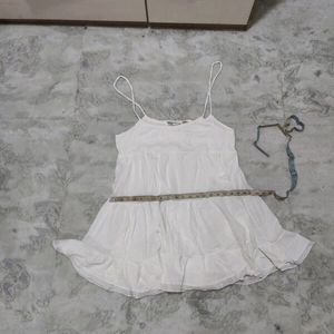 Bust 38-42 Mini White Dress