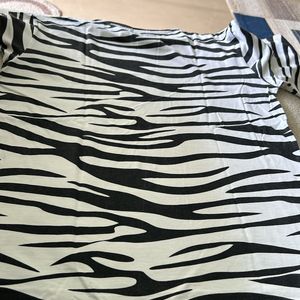 Zebra Print T Shirt For men