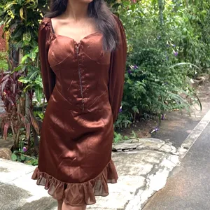 Brown Corset Dress🤎