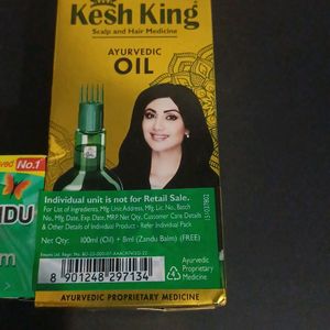 *NEW* Kesh King Oil With Free Jhandu Balm