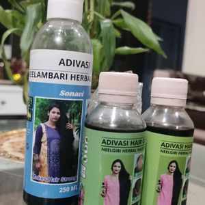 4 Bottles Of Adivasi Hair Oil