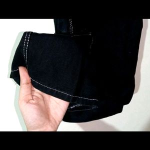 Black Cargo Jeans