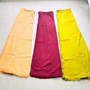 3 Skirts/Peticots For Saree