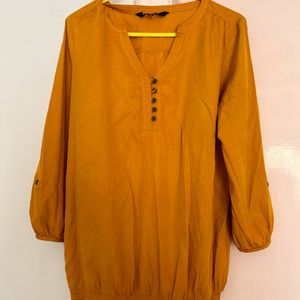 mustard Yellow top