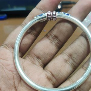 Pure Silver Bangle Used But Not Look Like