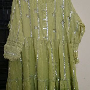 Anarkali Kurti Cut Work