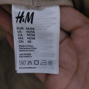 H&M Sherpa White Buckey Hat