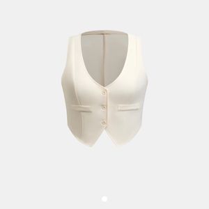 Savana Off White Waist Coat