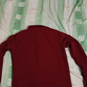 Lycra Red Shirt Size M