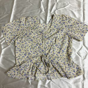 Flower Patterned Top