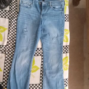 This Is A Light Blue Denim Lightly Used