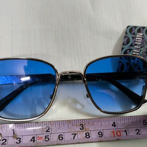 Metal Sunglasses🕶️ Squared Retro Sky Blue Aviator