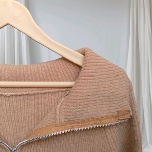 Zip Cardigan Sweater