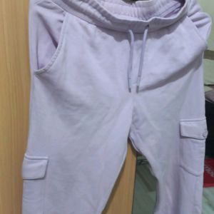 Lavender Cargo Joggers