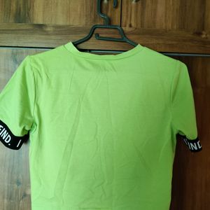 Urbanic Top Neon Green Color Size-s