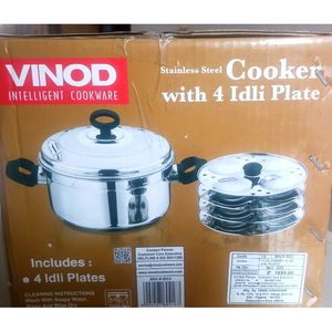 Brand New Vinod Induction Cooker With 4 Idli Plate