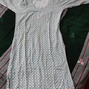 Blue Printed Kurti