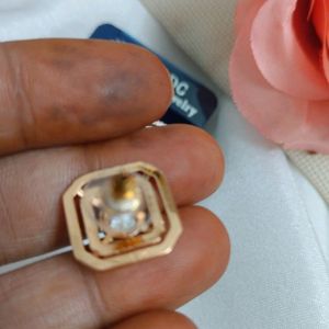 American Diamond Rose Gold Stud