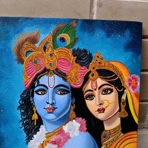 Radha Krishna Canvas Painting