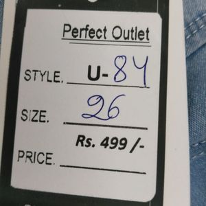 U-84 (Sale) 26 Waist Size Sky Blue Ladies 👖 Trend