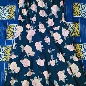 Flower Printed Frock