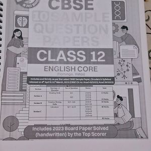 Oswall Class 12th Sample Paper