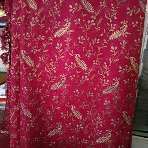 Golden Print Saree