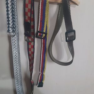 combo of 4 belts  new never used and t shirt